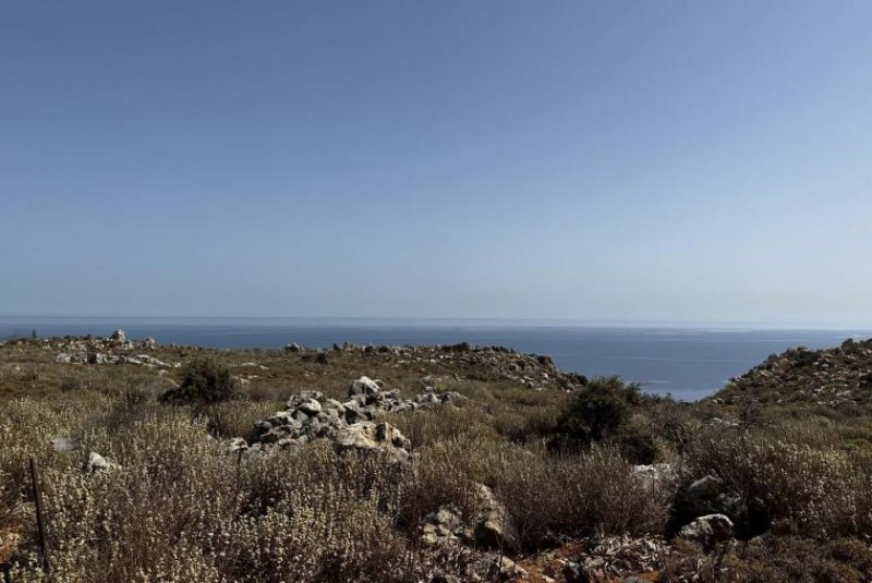 Kokkino Chorio Kreta, Kokkino Chorio: Spektakuläres 80.000 m² großes Grundstück mit Meerblick auf Kreta zum Verkauf Grundstück kaufen